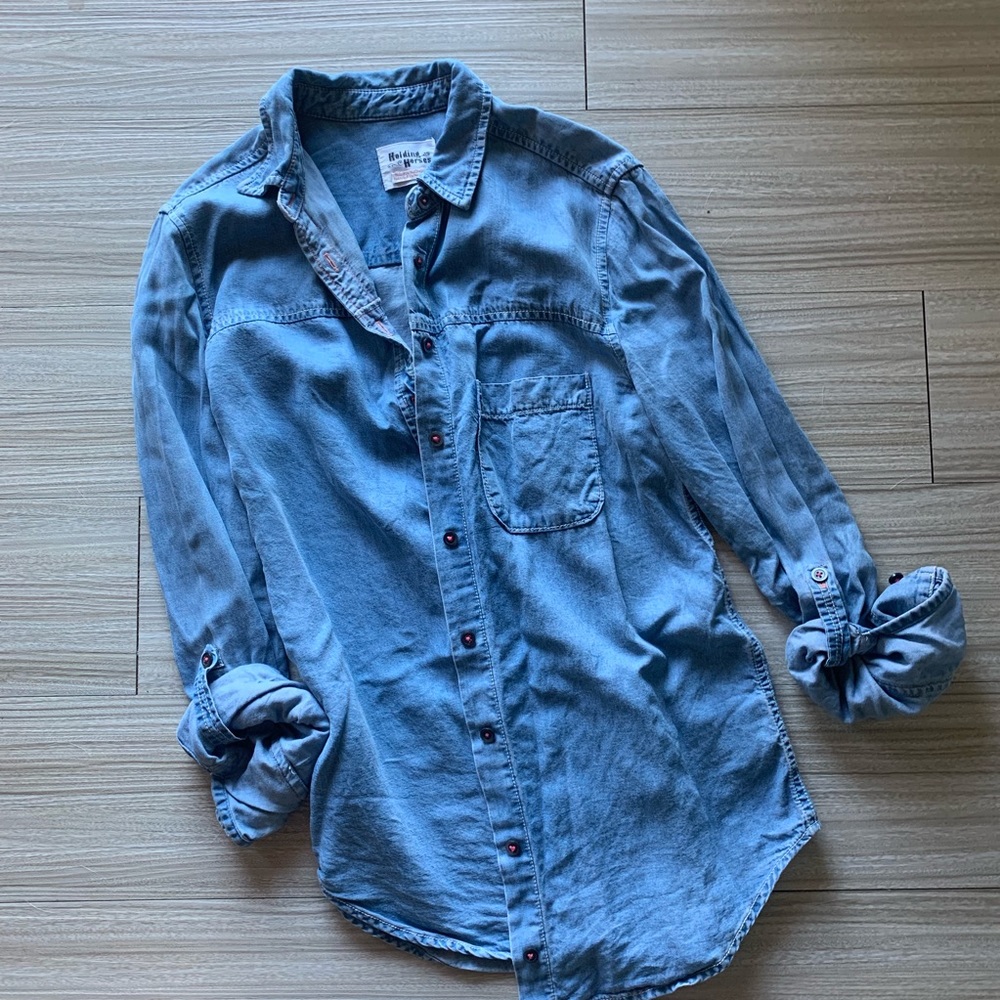 Holding Horses Chambray Button Up - image 1